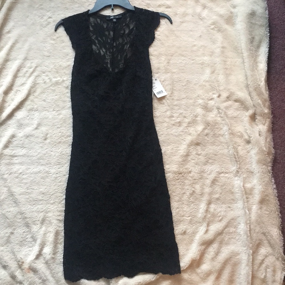 BLACK LACE DRESS NEVER WORN